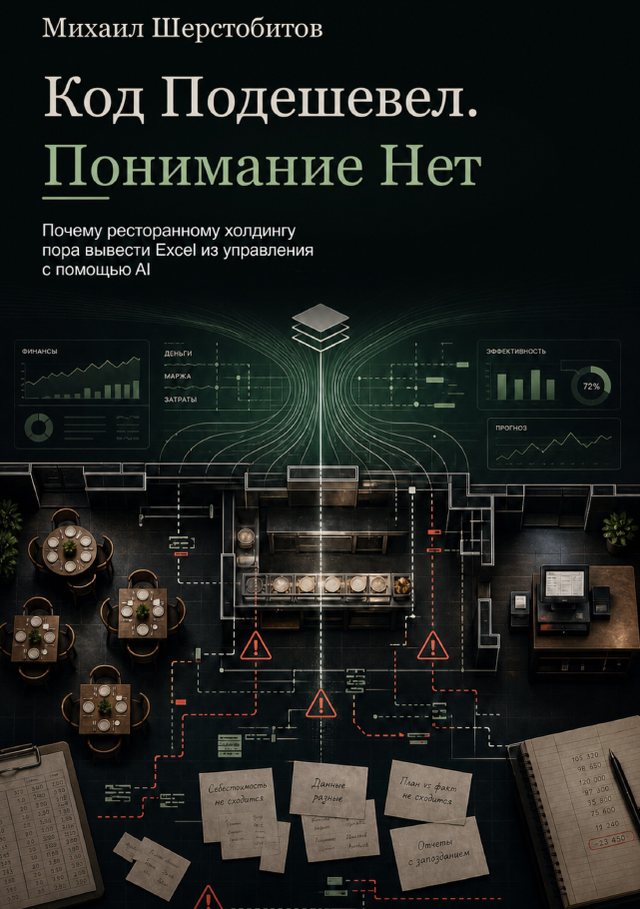 Обложка книги «Код подешевел. Понимание нет»